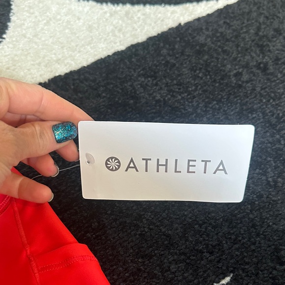 Athleta Cardinal Interval Stash Tight - Picture 2 of 4